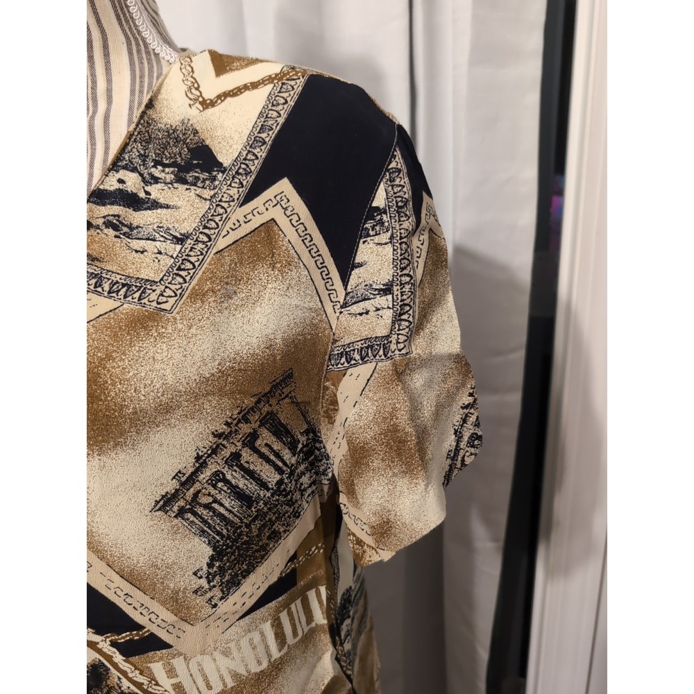 Vintage Jones New York 90's 2- Piece Hawaii Print Set 10/12 READ - Picture 4 of 14